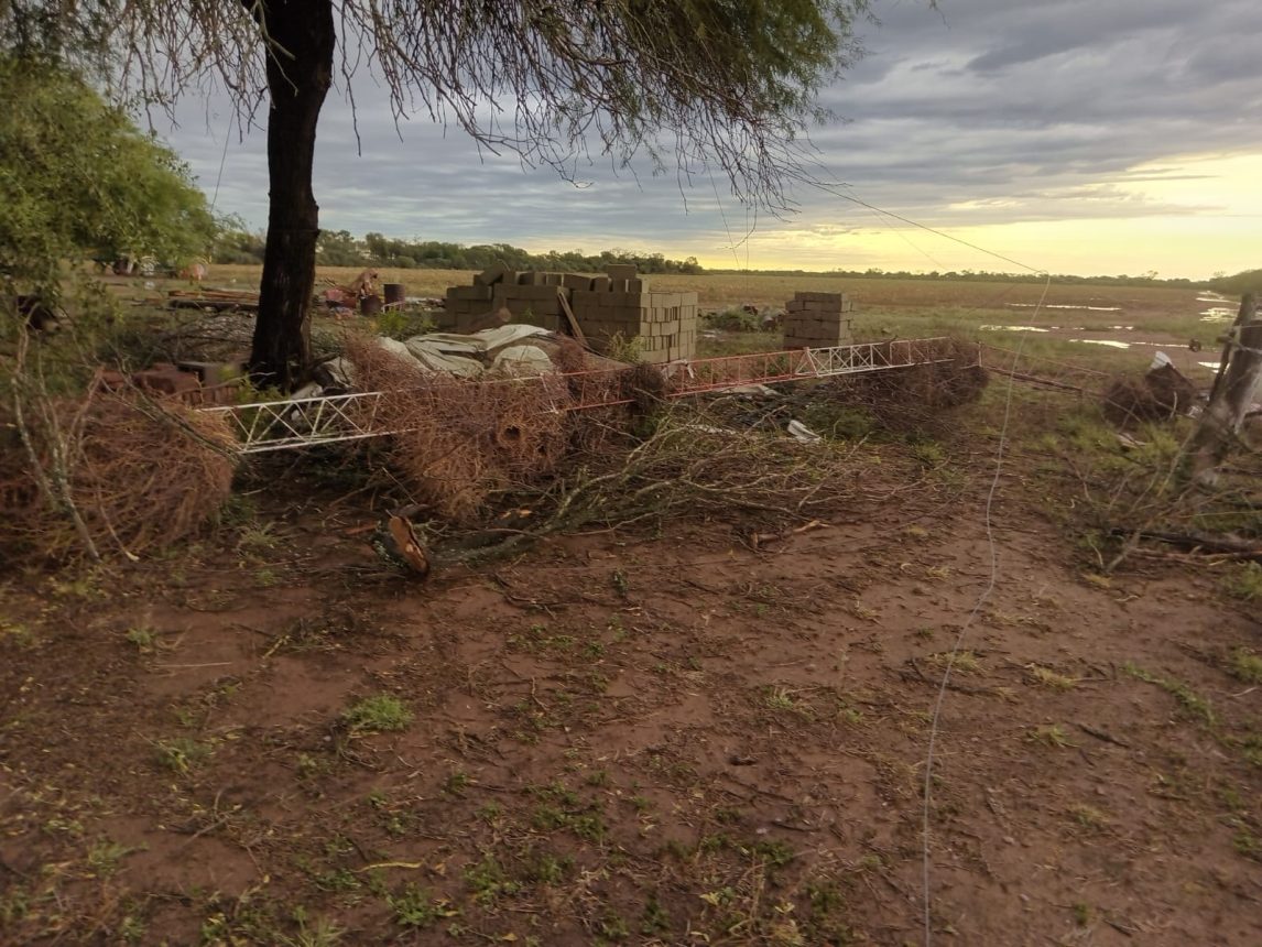Desolación en Amama y Lilo Viejo: El temporal dejó severos destrozos