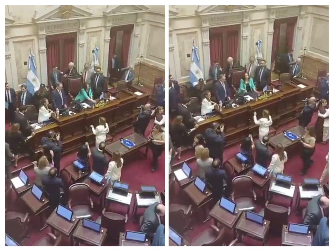 VIDEO | El cruce de Bullrich y Villarruel durante la ceremonia de asunción en el Senado