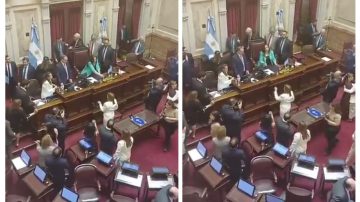 VIDEO | El cruce de Bullrich y Villarruel durante la ceremonia de asunción en el Senado