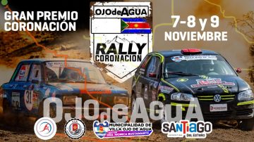 Este fin de semana Ojo de Agua recibirá al Gran Premio Coronación del Campeonato Santiagueño de Rally