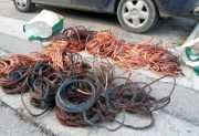 Detuvieron a un hombre por el robo de cables en La Banda y secuestraron más de 95 kilos de cobre