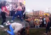 Los VIDEOS de la batalla campal entre mujeres a la salida de un boliche de Nueva Esperanza