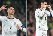 Estalló Dublín: expulsaron a Ronaldo y los hinchas lo despidieron al grito de “Messi”