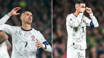 Estalló Dublín: expulsaron a Ronaldo y los hinchas lo despidieron al grito de “Messi”