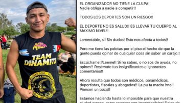 Atleta de CrossFit posteó un polémico mensaje tras la muerte de un joven y tuvo que eliminar la publicación