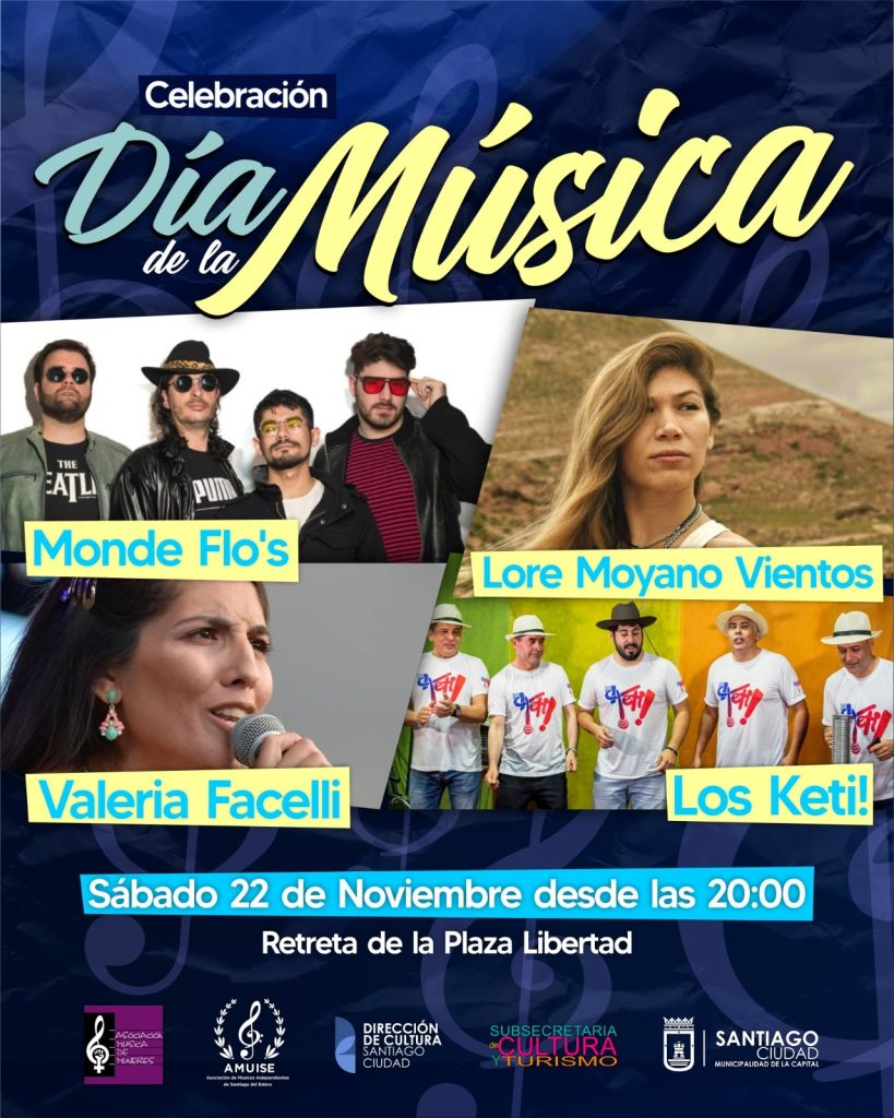 Variada cartelera para celebrar el Día de la Música este sábado en la Plaza Libertad