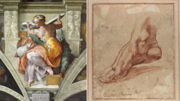 Encuentran un dibujo inédito del artista Miguel Ángel