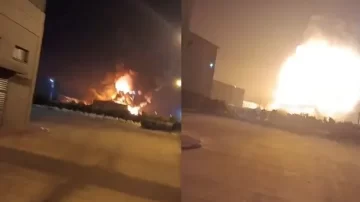 Video: impresionante explosión en una de las fábricas del Polo Industrial de Ezeiza