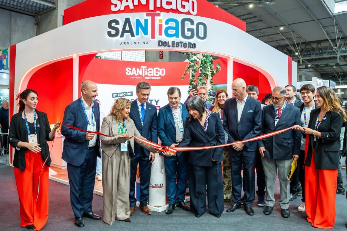 Se inauguró el stand de Santiago del Estero, en el Smart City Fira Barcelona