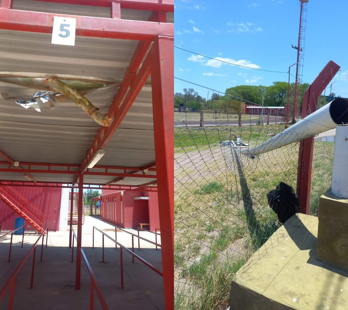 FOTOS. La pista internacional de BMX quedó inutilizada tras el temporal