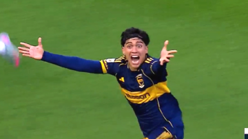 El Chango, el Chango, el Chango: Zeballos abrió el marcador para Boca en el superclásico