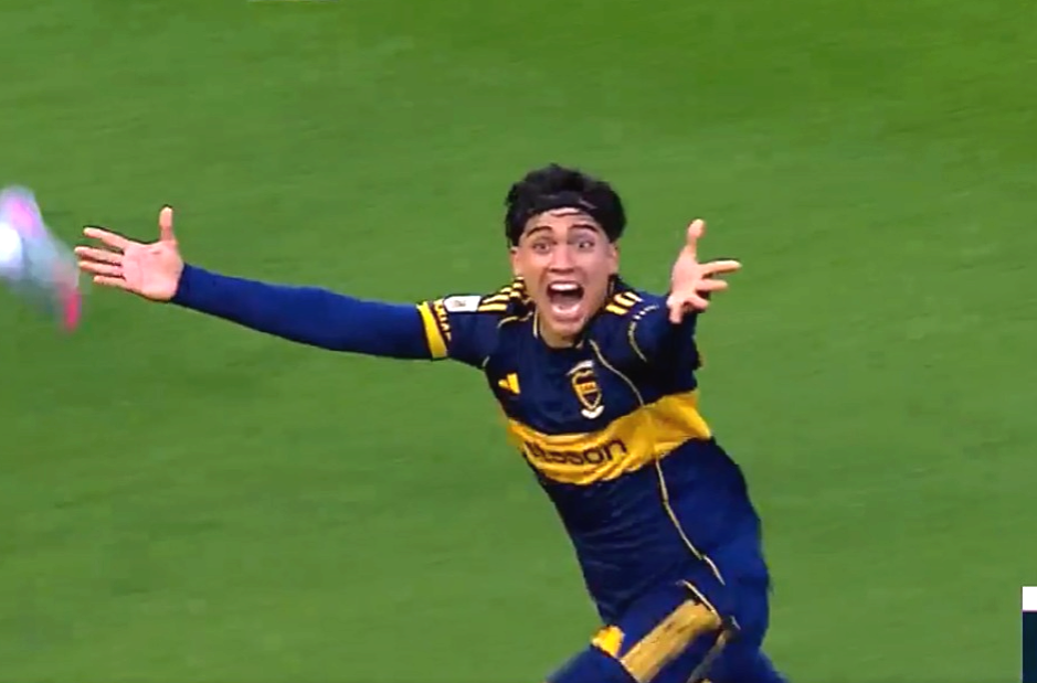 El Chango, el Chango, el Chango: Zeballos abrió el marcador para Boca en el superclásico