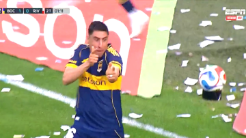 Una sana costumbre: Miguel Merentiel otra vez le convierte a River