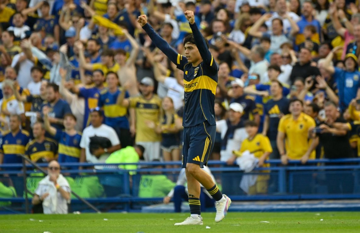 Exequiel Zeballos, imparable y un deleite para los hinchas de Boca en el superclásico