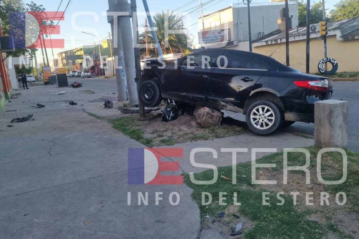 La Banda: Dos motociclistas gravemente heridos tras accidente en Quintana y Necochea