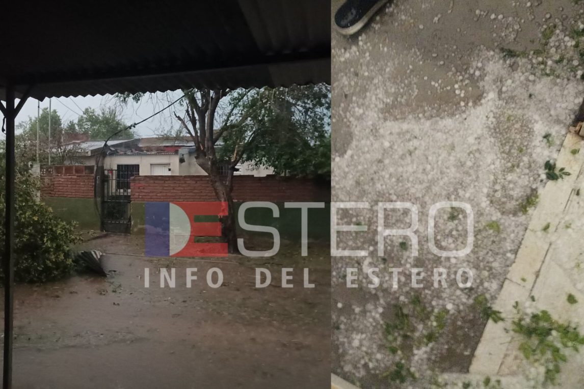 Temporal en Frías: viento y caída de granizo, los bomberos y la policía asisten zonas con daños