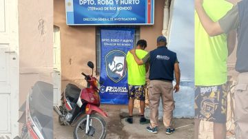 Las Termas: Detienen a presunto ladrón de motocicleta tras allanamiento
