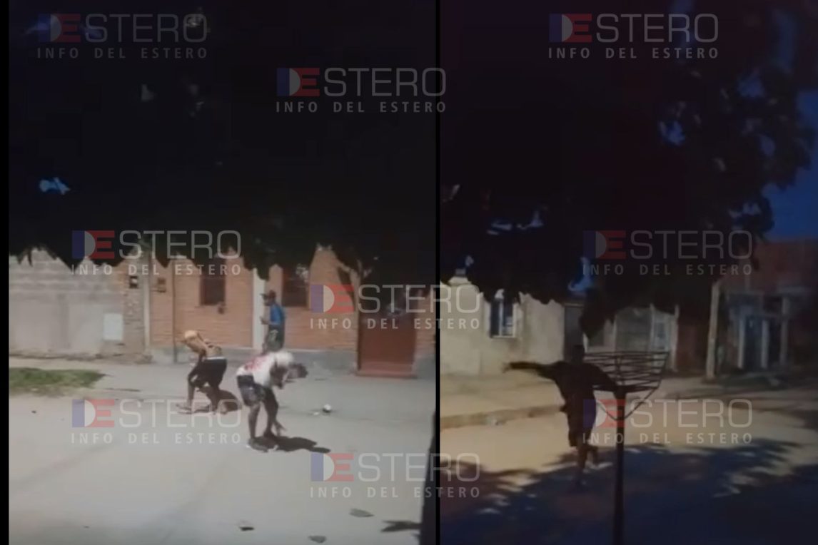 Terror y caos en La Católica: vecina filma a menores armados con cuchillos y “tumberas”