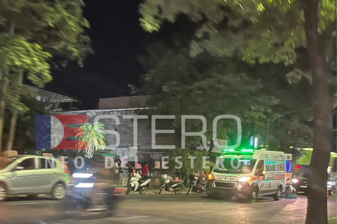 Barrio Ramón Carrillo: motociclista resultó herido tras caer al pavimento