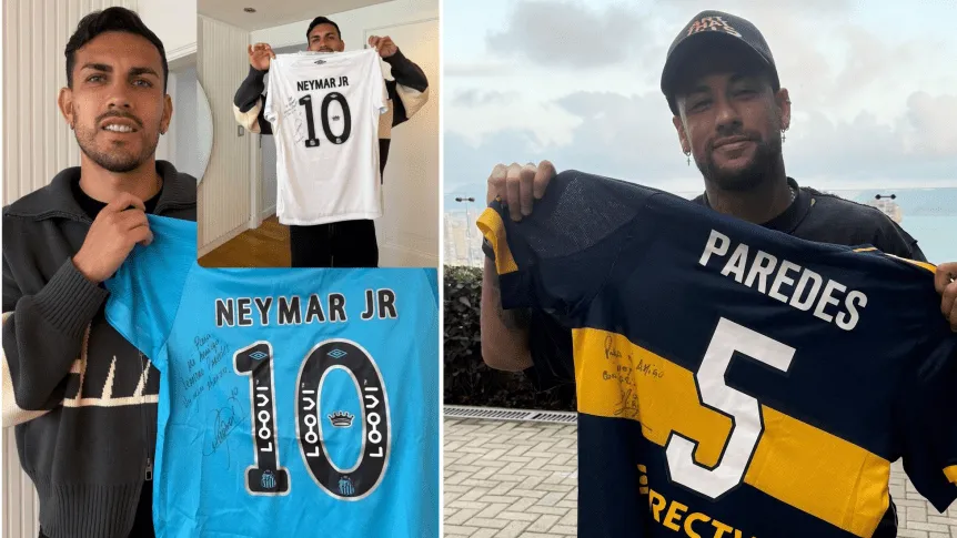 Paredes le abrió las puertas de Boca a Neymar: “Lo esperamos si quiere”