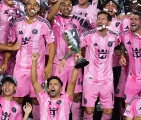 Lionel Messi celebró el título del Inter Miami y alcanzó un nuevo récord