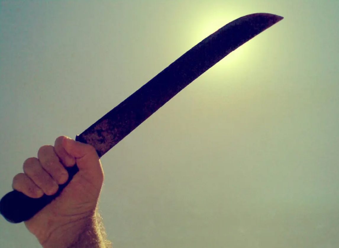 Echó a machetazos al ladrón que trató de ingresar a su propiedad en el barrio La Católica