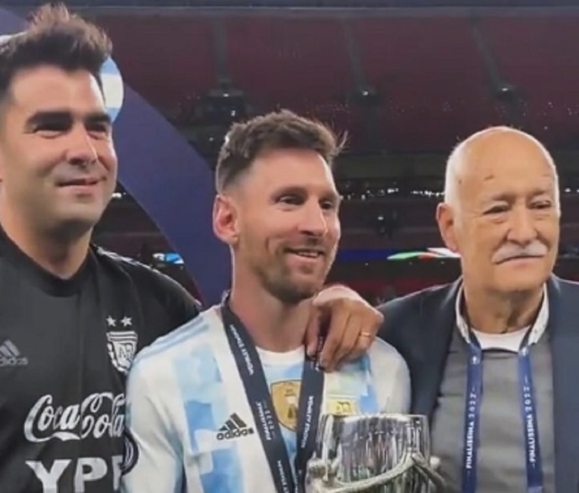 El dolor de Messi por la muerte de Souto: “Fuiste la persona que abrió el camino para que la AFA se fijara en mí”