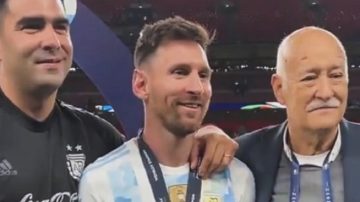 El dolor de Messi por la muerte de Souto: “Fuiste la persona que abrió el camino para que la AFA se fijara en mí”