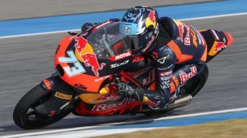 Valentín Perrone largará entre los top ten en el Gran Premio de Portugal de Moto3