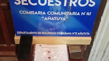 En un patrullaje policial de rutina, interceptan a un joven con droga