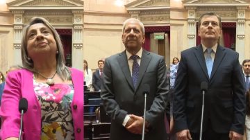 VIDEO: Elia “Chiqui” Moreno, José Emilio Neder y Gerardo Zamora juraron sus bancas de Senadores