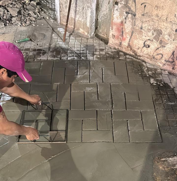 Se inicia la reparación de veredas en la zona centro de Capital