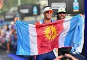 Triatlón mundial: Mariano Villagra llevó a Santiago del Estero al Ironman 70.3 de Marbella