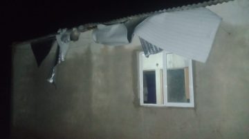 El temporal causó serios daños en la localidad de La Manga