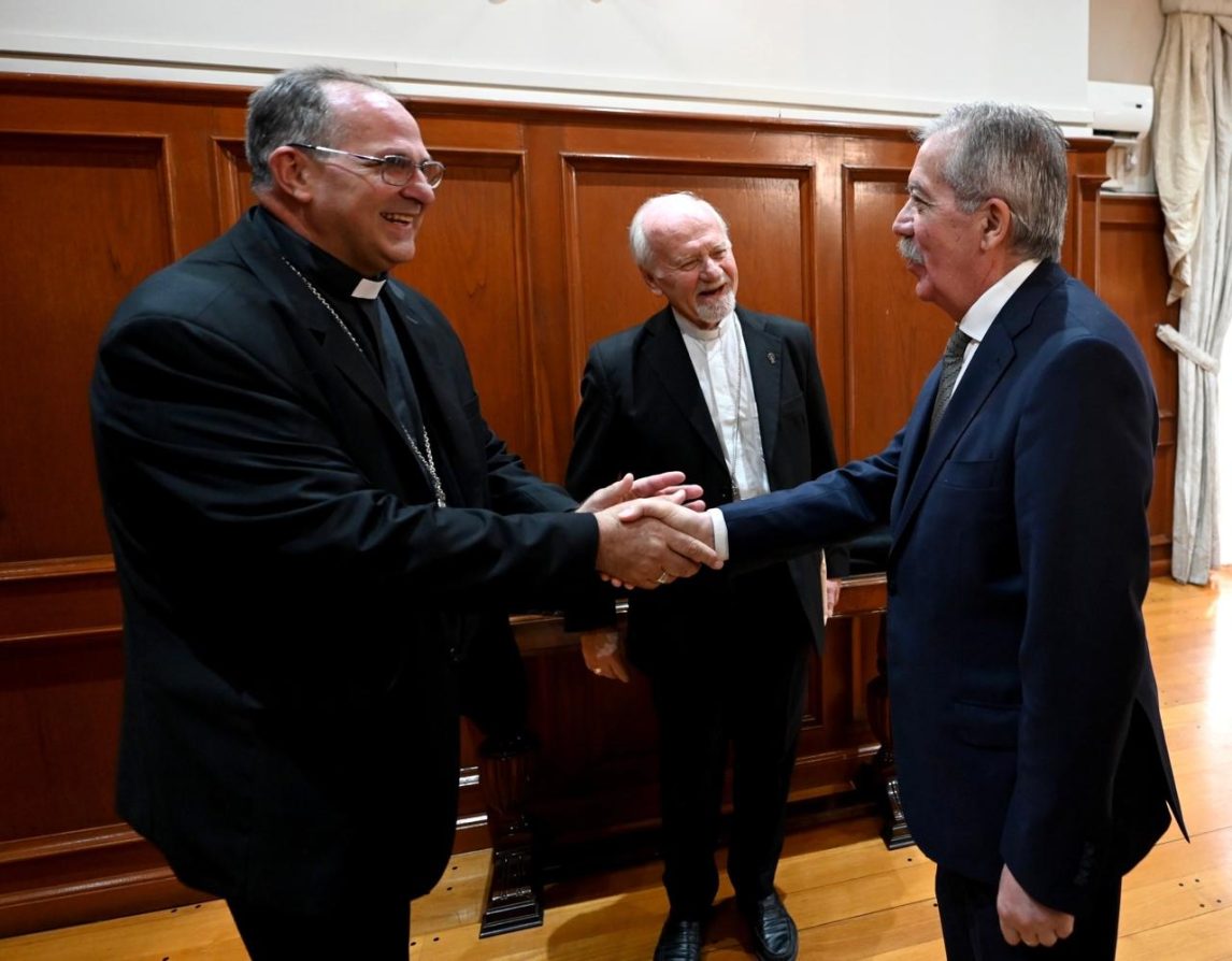 El gobernador Elías Suárez se reunió con Bokalic y José Luis Corral