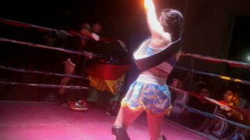 Cristina “La Leona” Borges, campeona mundial de K1 en Tucumán