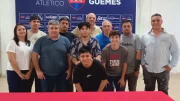 Güemes presentó oficialmente a su nuevo equipo de prensa