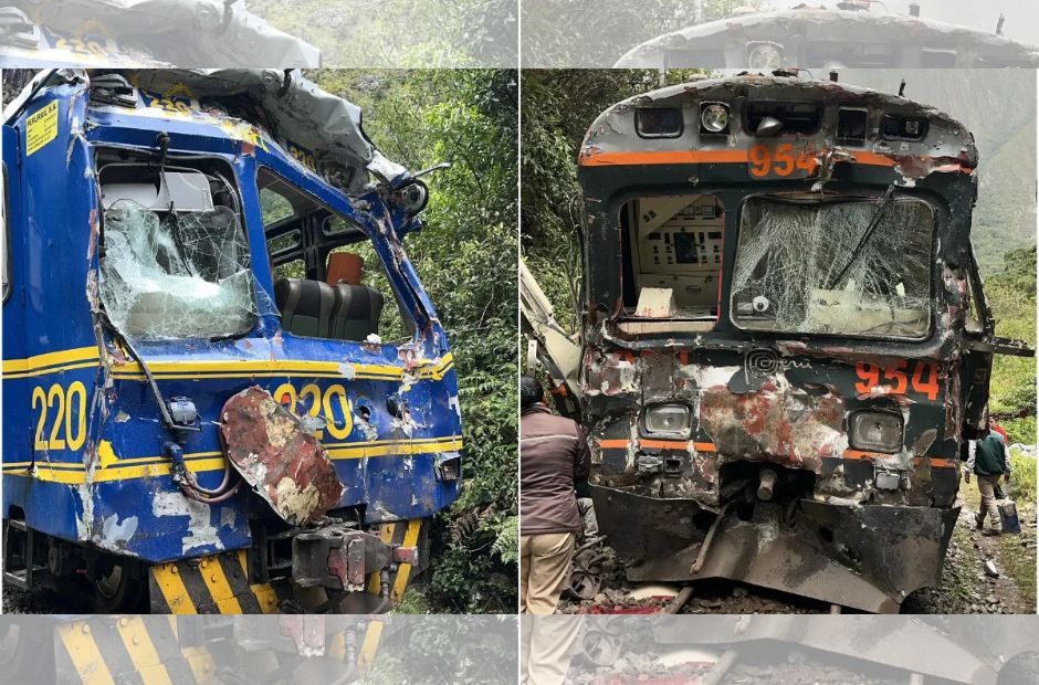 Al menos un muerto y 40 heridos en Perú tras el choque de dos trenes camino a Machu Picchu