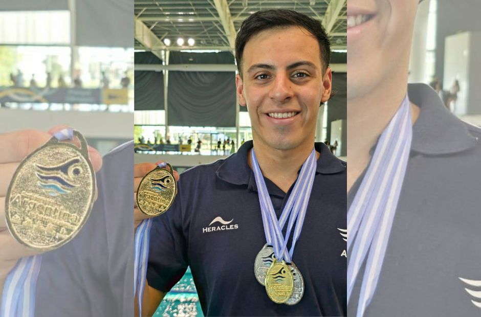 ¡El Tiburón de Oro! Matías Sosa González hace historia grande para la natación santiagueña