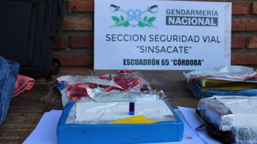 FOTOS: Secuestran más de tres kilos de cocaína en un control vial en Ruta 9