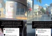 VIDEO | Imprudencia y polémica: una comerciante se filmó manejando un auto en plena peatonal Tucumán