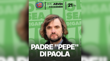 🔔 Esta noche en “O Sea, Digamos”: entrevista exclusiva al padre “Pepe” Di Paola