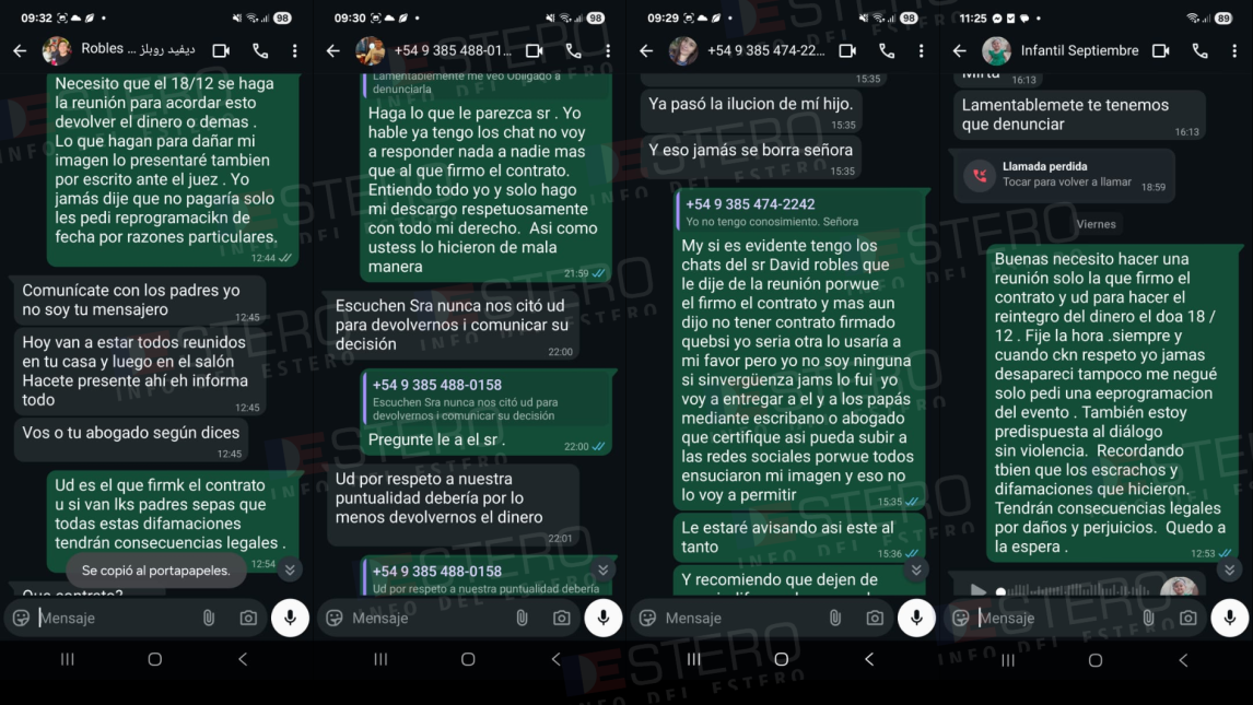 La organizadora denunciada rompió el silencio: “Jamás desaparecí, estoy dispuesta a devolver el dinero”