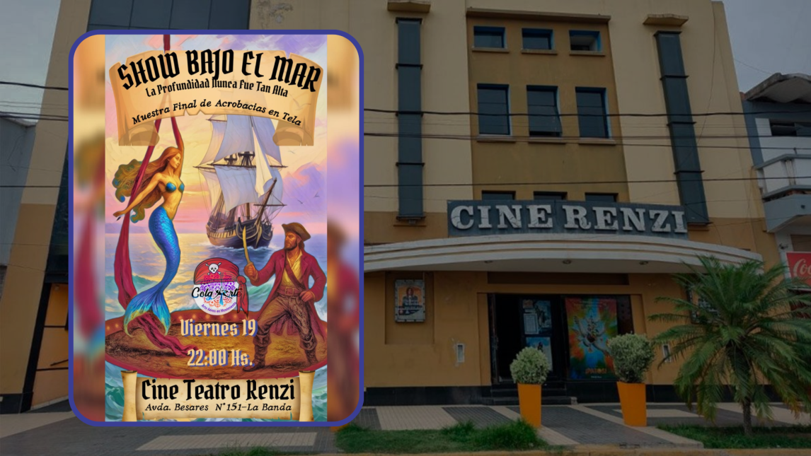 Las acrobacias aéreas llegan al Teatro Cine Renzi con la muestra de fin de año de la escuela de Lara Rojas