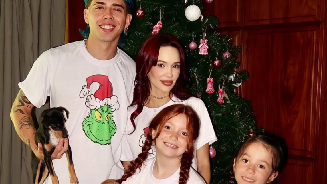 Las emotivas postales navideñas de la Joaqui y Luck Ra: “el cielo escuchó todo lo que algún día le pedí”