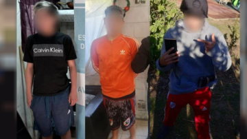 Detuvieron a una banda de cinco ladrones, cuatro de ellos menores, por asaltar a un taxista