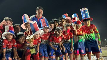 Los chicos de San Martín de Clodomira cerraron el año a puro festejo en la Liga Formativa