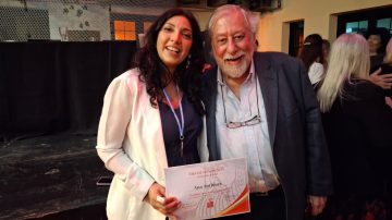 La santiagueña Ana Carol Anríquez fue distinguida por su obra “El Séptimo Rayo, destino de sombras”