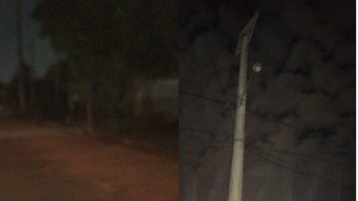 Vecinos del barrio Independencia denuncian que llevan dos meses sin alumbrado público: “Así se vive a oscuras”