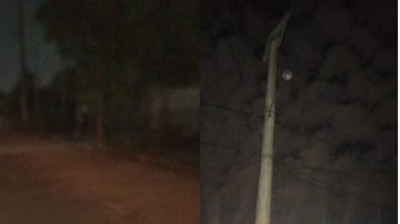 Vecinos del barrio Independencia denuncian que llevan dos meses sin alumbrado público: “Así se vive a oscuras”